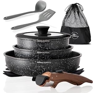 Kitchen Academy CS01-016 Topf- & Pfannenset 10-teilig