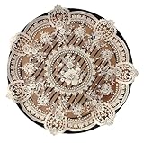 Minimaliste : ces dessous de verre sont minimalistes avec un design en dentelle, ce qui lui donne un look doux et beau. Il ajoute une touche de charme vintage à votre table à manger, est esthétique et complète facilement n'importe quel style de votre maison.