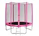 Kindertrampolin SixBros. Gartentrampolin Pink 1,85 m (6 ft)