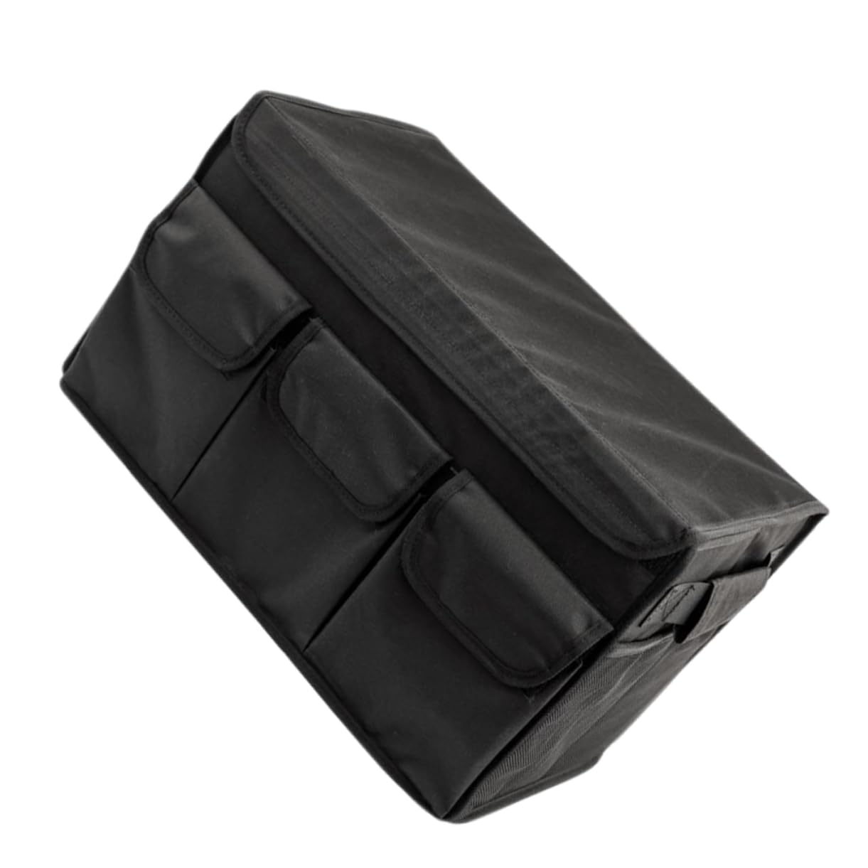 Boîte de Rangement Noir Pliable en Oxford pour Coffre de Voiture