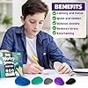 Fidget Toys Adults Sensory Stone: 6 Pack Textured Worry Stone for Autism Kids Calming Down - Fidget Stress Toys for Anxiety Relief - Small Students Prizes Fidget Toys #3