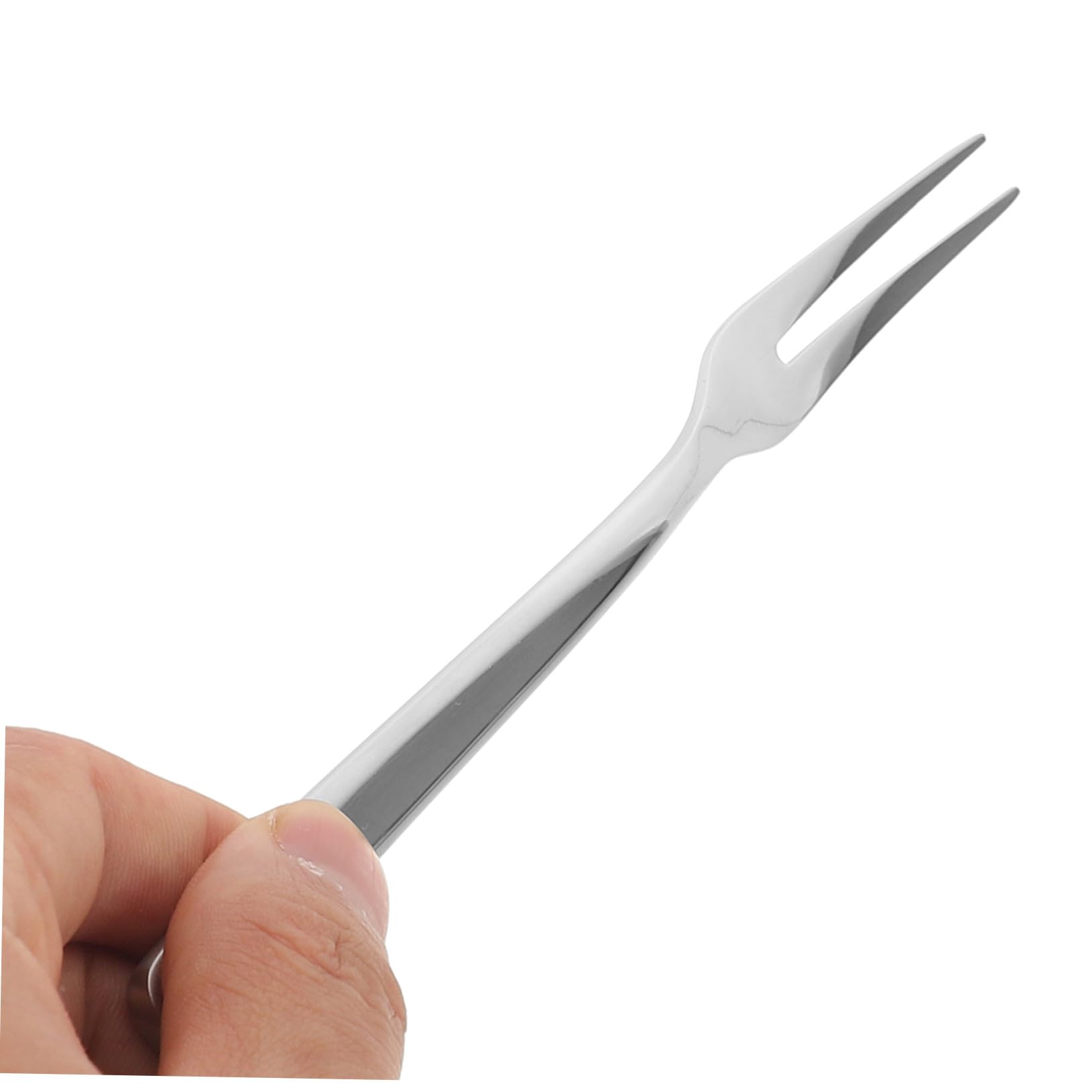 8 pezzi Forchette da Dessert in Acciaio Inox Denti Forchettine per Frutta e Antipasti Riutilizzabili per Feste e Ristoranti Design Elegante e Resistente