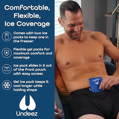 Vasectomy Underwear - Comes With 2-Custom Fit Ice Packs and Snug Boxer Briefs For Testicular Support and Pain Relief3