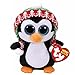 TY 37239 Penguin Xmas 2017" Penelope-Pinguin Plüsch, 15 cm, Weiß /Schwarz