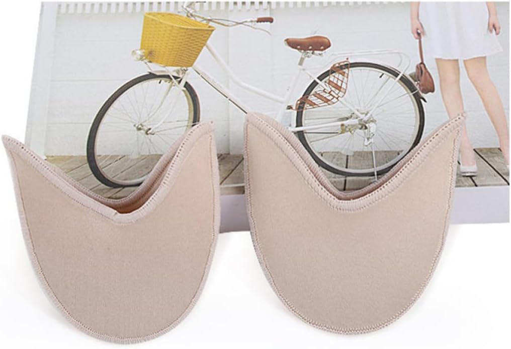Toe Protector Ballet Shoe Covers with Anti Slip Beige