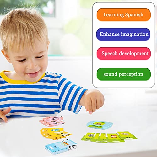 image for Startcan Spanish & English Talking Flash Cards for Toddlers 1 2 3 4 5 