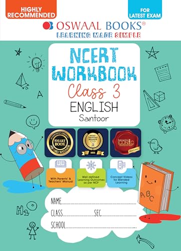 Oswaal NCERT Workbook English (Santoor) Class 3 (For Latest Exam)