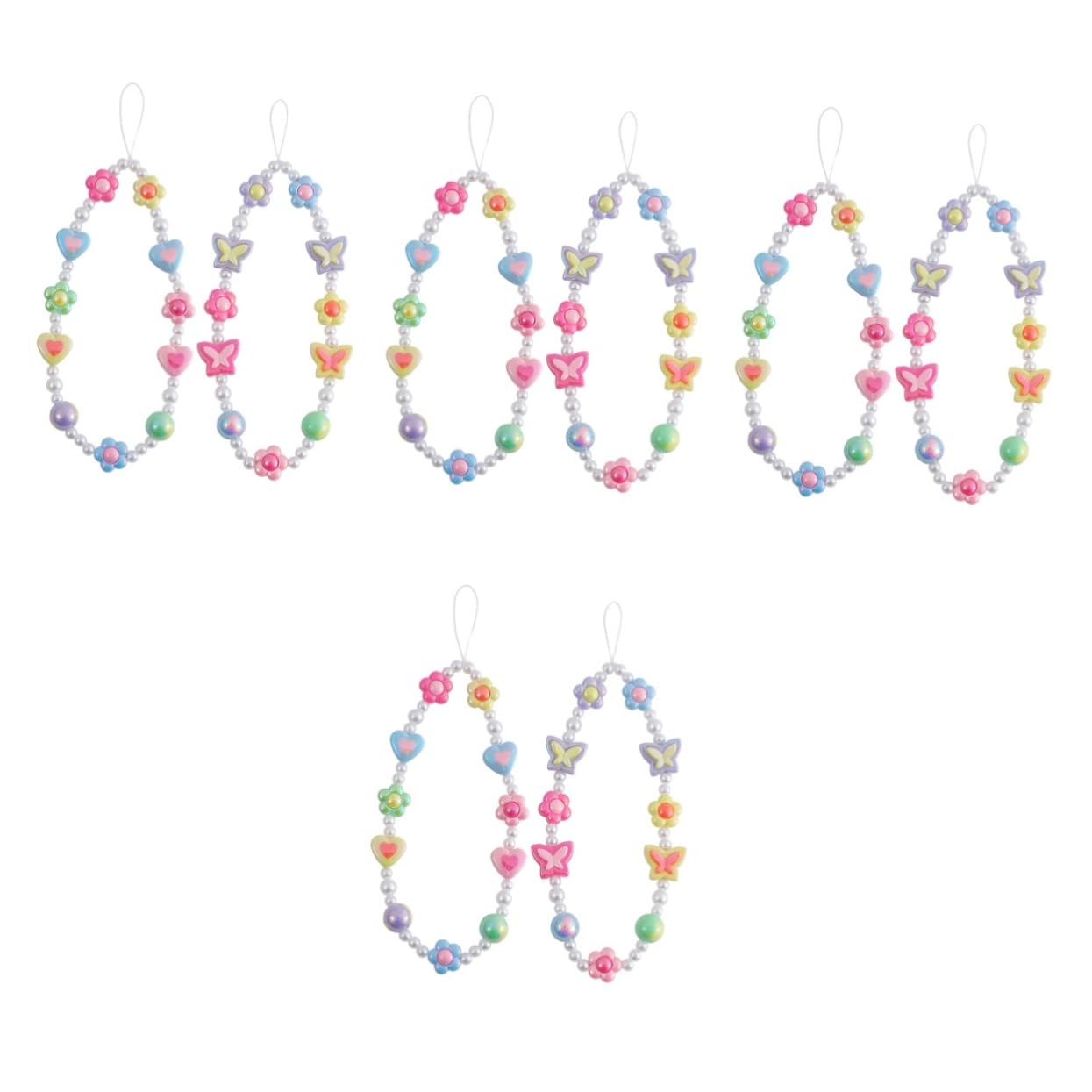 DOITOOL Accesorios De Teléfono Billetera Llavero Colgante De Llavero Colgante De Flor Para Bolso Encanto Del Teléfono De La Flor Cadena Telefonica El Plastico