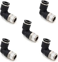 Vista 10 de CEKER 1/2 Codo Macho Conexiones de Empuje para Líneas Aéreas Accesorios de Conexión de 90 Grados, Conexiones de Aire, Tubo PL de 12 mm Od x 1/2
