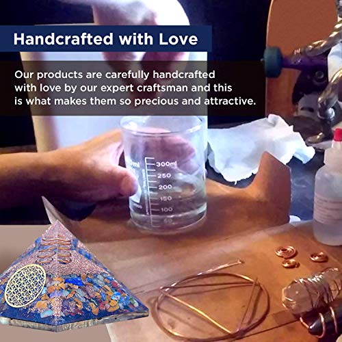 Mix 7 Chakras Healing Stones Pyramid –Amethyst, Lapis Lazuli, Blue Aventurine, Green Aventurine, Yellow Aventurine, Red Carnelian And Red Jasper For Spiritual Cleansing #TOP2