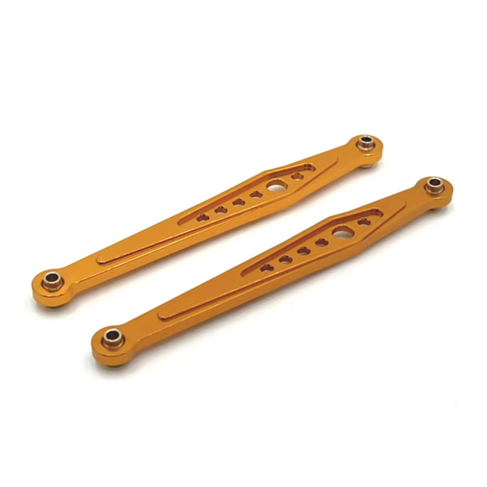 Rc Special Connecting Rod for WLtoys 124006 12423 12427 12428 12429 Metal Rear Fixed Pull Rod Remote Control Car Parts and Accessories Upgrades Replacement and Use(Yellow)