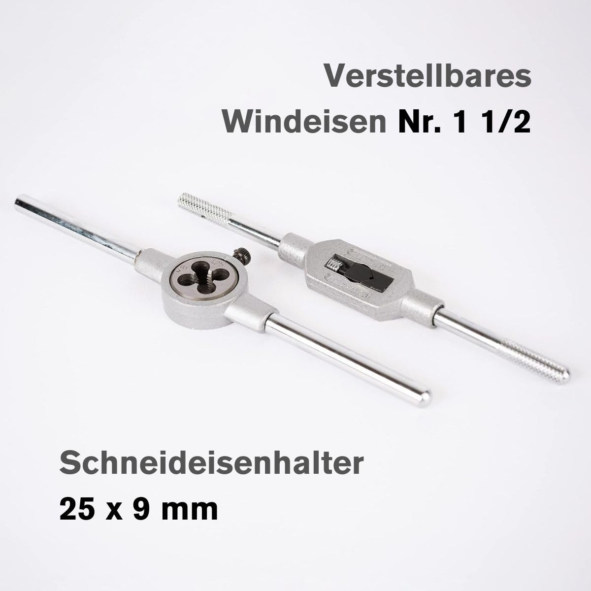 Set Maschi E Filiere 32 Pezzi Kit Filettatura In Lega Di Acciaio, M3 - Foto 7