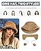 Croogo Winter Cute Bucket Hat Soft Faux Fur Hat Fashion Warm Hat Ear Protection Fisherman Cap for Women Men,Khaki-FHWP2402