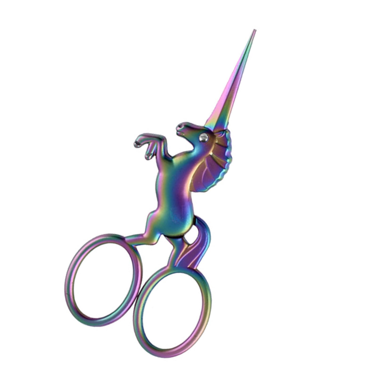 Hsioluted Horse Embroidery Scissors Stainless Steel Scissors Tailoring Shears For Home Cutting Paper Fabric Packaing Tape Creative Design