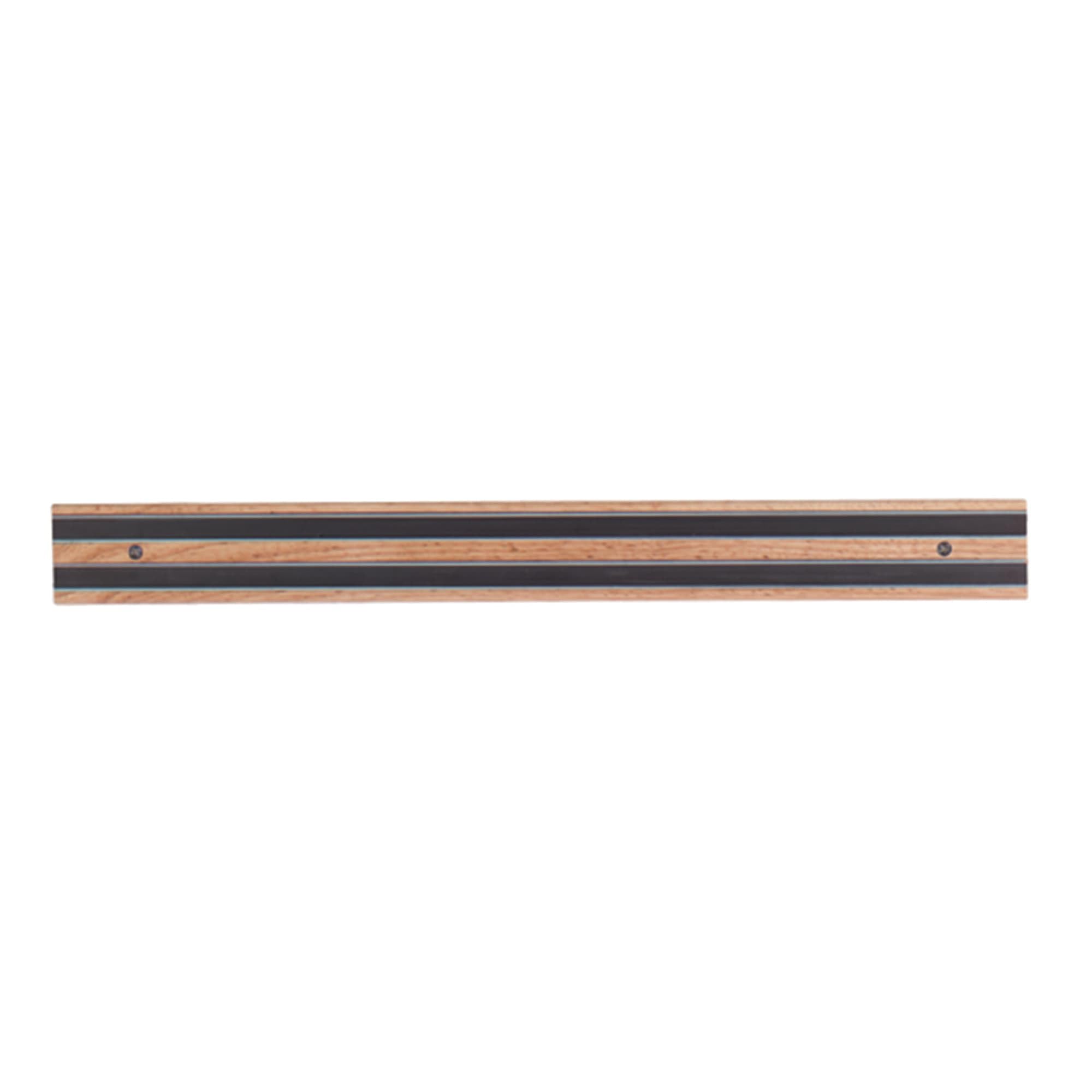 18" Magnetic Bar Knife Holder with Wood Base | Kitchen Magenetic Knife Storage Rack Strip | Commerical Quality for Restaurant or Home Kitchen Use by Tablecraft – Wood, Model 2918W