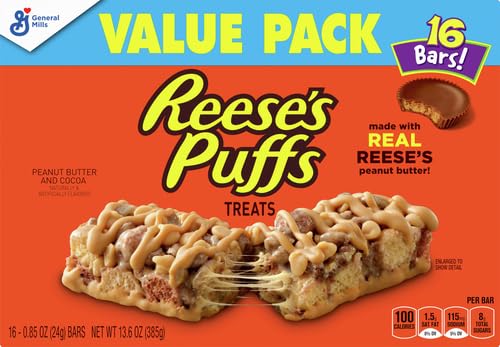 Reese'S Puffs Breakfast Cereal Treat Bars thumb #1