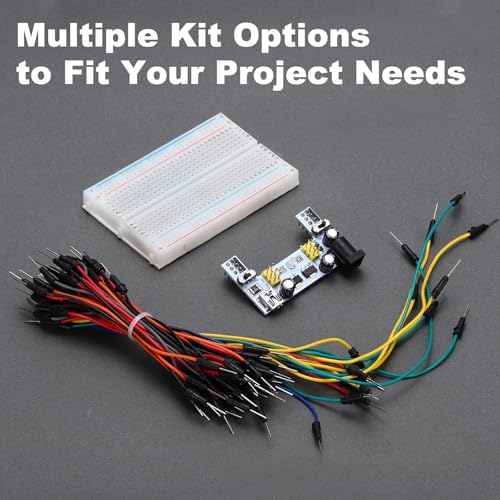 Kit de platine d'expérimentation 400 points avec 2 modules d'alimentation