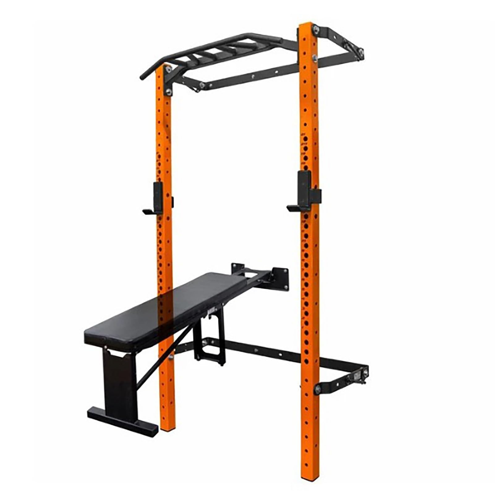 Wall Folding Large Flat Bench Recumbent Bench Dumbbell Bench Folding Storage Convenient Folding Rack Accessories Fitness Equipment
