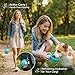 Foldable Pet Water Bottle for Travel, 2-in-1 Portable Dog Water Bottle Stainless Steel Flask & Foldable Silicone Bowl, Leak-Proof Water Return System for Walking, Hiking, Small Dogs & Puppies