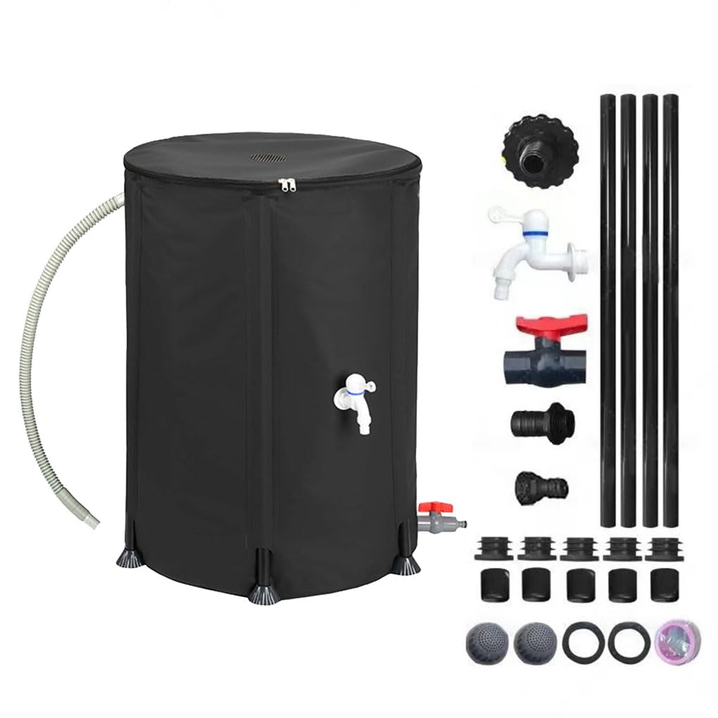 Toneladas Plegables para Recoger Agua de Lluvia,Depósito de Lluvia Plegable