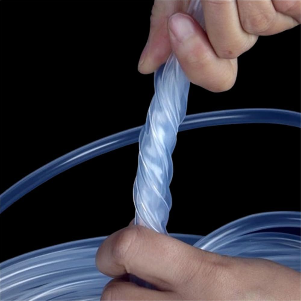 Tubo de silicona resistente a altas temperaturas, tubo transparente insípido de manguera, bomba peristáltica dispensadora de agua 1 ud.(5M*15MM*20MM)