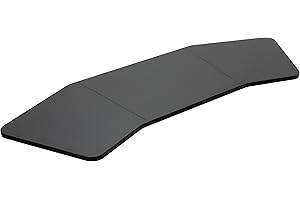 VIVO Ergonomic Wing Shaped Desk