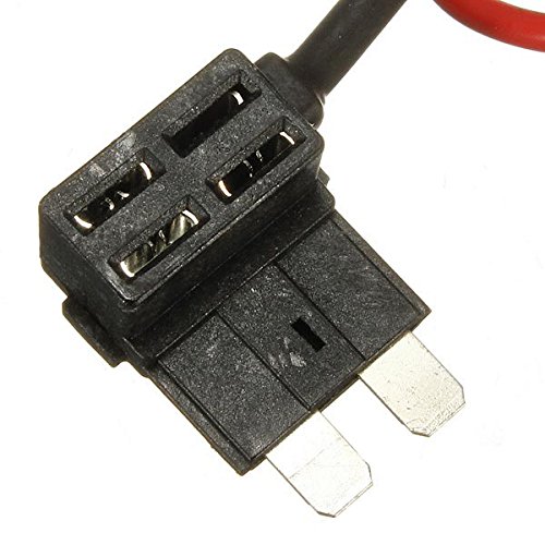 8 Pezzi Piccolo Portafusibile, Bolatus Circuito Fusibile Tap Add-a-circuit Portafusibile Piggy-Back Portafusibili 12V 24V con 20A Circuito Mini Blade e Estrattore di Fusibili