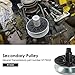Secondary Variator Pulley Kit Fit for John Deere RT400 E100 X106 100 & 105 Series Lawn Tractors Variator Pulley GT79244 - MIA12482