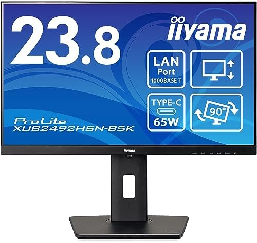 Amazon.co.jp: iiyama モニター ディスプレイ 23.8インチ フルHD USB 