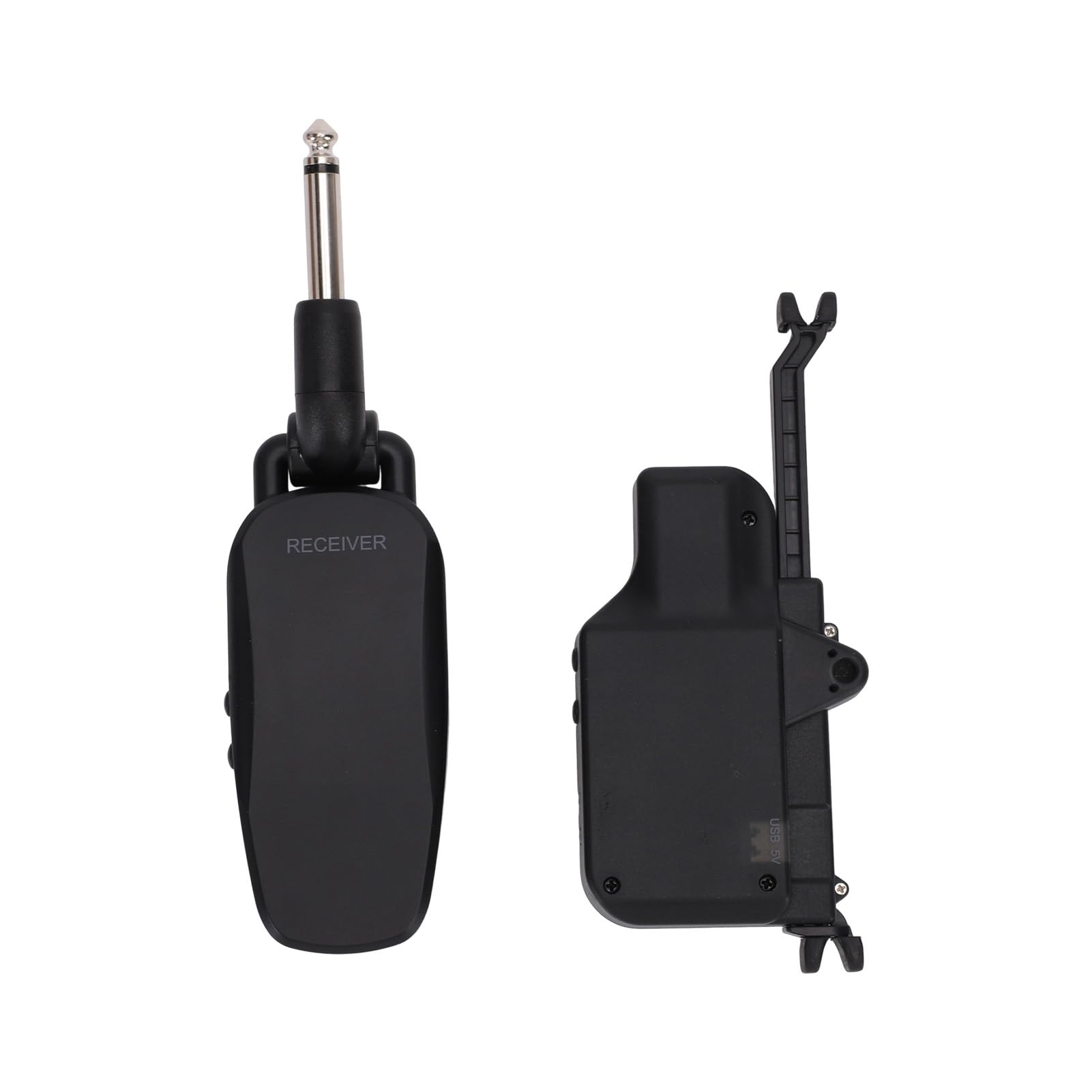 Keenso per Chitarra Wireless, Ricevitore Trasmettitore Pickup per Chitarra UHF ABS, 10, Portata 50 M, 1 Ms, Bassa Latenza per Musicisti in Studio di Scena, Folk Classica