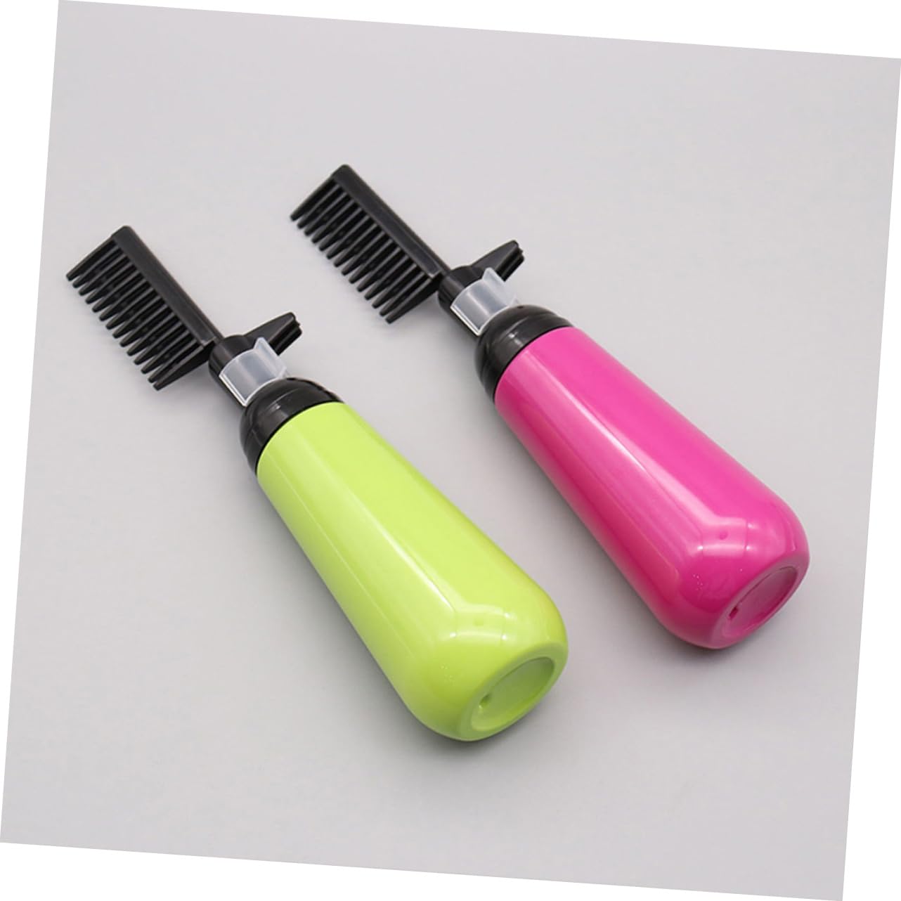 Hair Dye Applicator Bottles 3 Pack Comb Bottle Brush Applicator Random Color