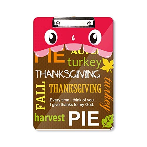 Porte-bloc avec motif de tarte pour Thanksgiving au bureau ou à la cuisine en automne