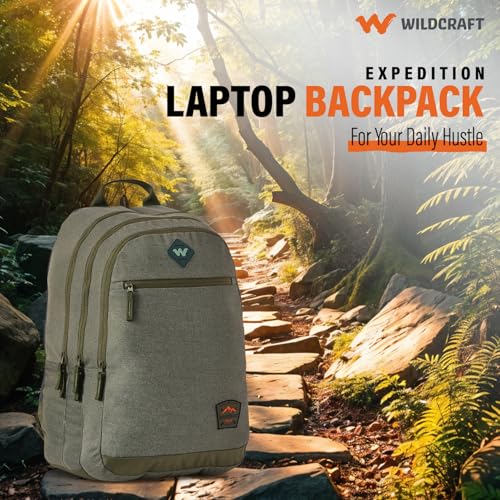 Image of Wildcraft Polyester Expedition LPBP 45 Pro Laptop Backpack for Travel Gym Office | Unisex Backpack for Men & Women | Stylish Durable & Comfortable