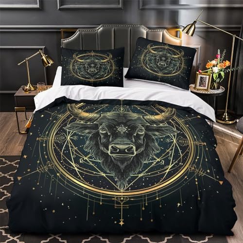Housse de couette chat 3D en microfibre premium 260 x 220 cm