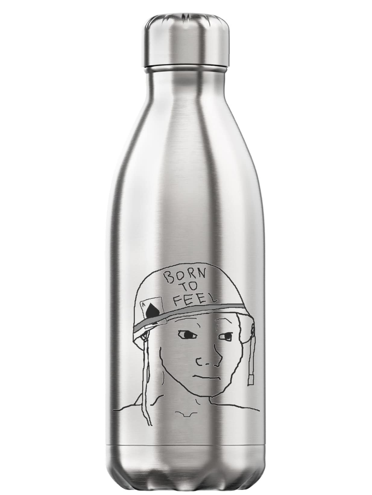 Botella térmica Wojak para café de la oficina y escapadas de fin de semana