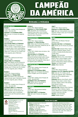 Coleção Oficial Histórica Palmeiras Edição 17 - Pôster Libertadores 1999