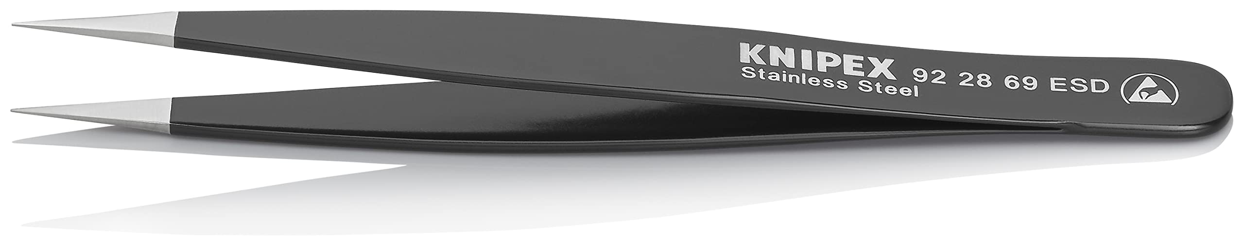 Knipex Black Tools - Precision Tweezers, Esd (922869Esd)