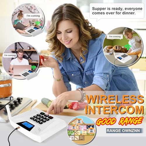 image for SANZUCO Intercoms Wireless for Home Hands Free, 2024 Upgraded Intercom
