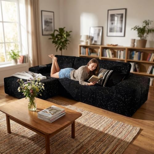 114" Cloud Sectional Boneless Modular Sofas for the Living Room