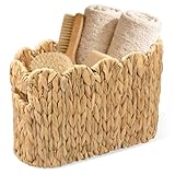 Rangement polyvalent : utilisez le panier comme panier à magazines tressé pour ranger des livres, des magazines, des journaux, des DVD ou des documents. Il est également idéal comme panier de rangement pour les vêtements saisonniers, les jouets et les fournitures d'artisanat. Dans la salle de bain ou dans la buanderie, il est idéal pour ranger les serviettes et autres ustensiles de bain.