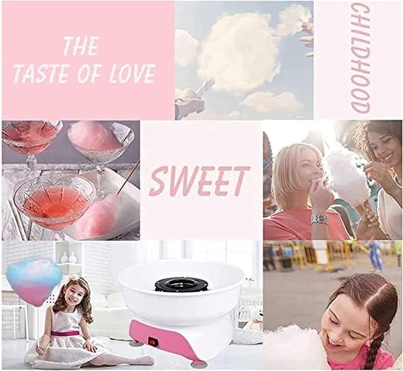 Cotton Candy Maker, Candyfloss Machine with Sucker for Kids' Party, Holidays