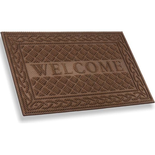 MibaoWelcome Door Mat 40 X 60 Cm, Outdoor Entrance Door Mat, Anti Slip Durable Front Door Mat Outside, Shoes Scraper Doormat for Outdoor and Indoor, Rust Mat