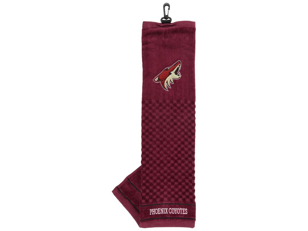 Team Golf NHL Embroidered Golf Towel, Checkered Scrubber Design, Embroidered Logo