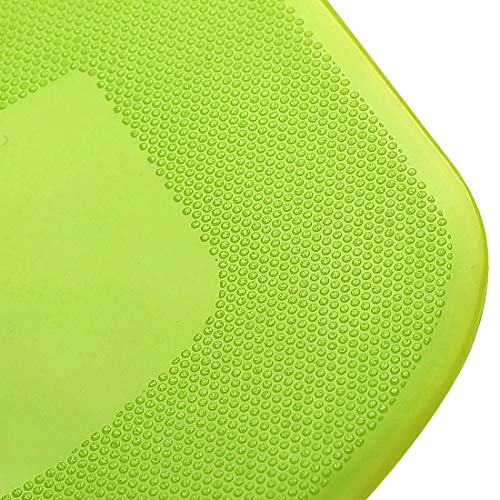 Suanyok 2 Piece Dough Scraper Bowl Scraper Bread Cream Cake Pizza Cutters Bench Scraper, Food Safety Flexible Plastic Multi-Function Kitchen Tool, White, Green - Thumbnail 4