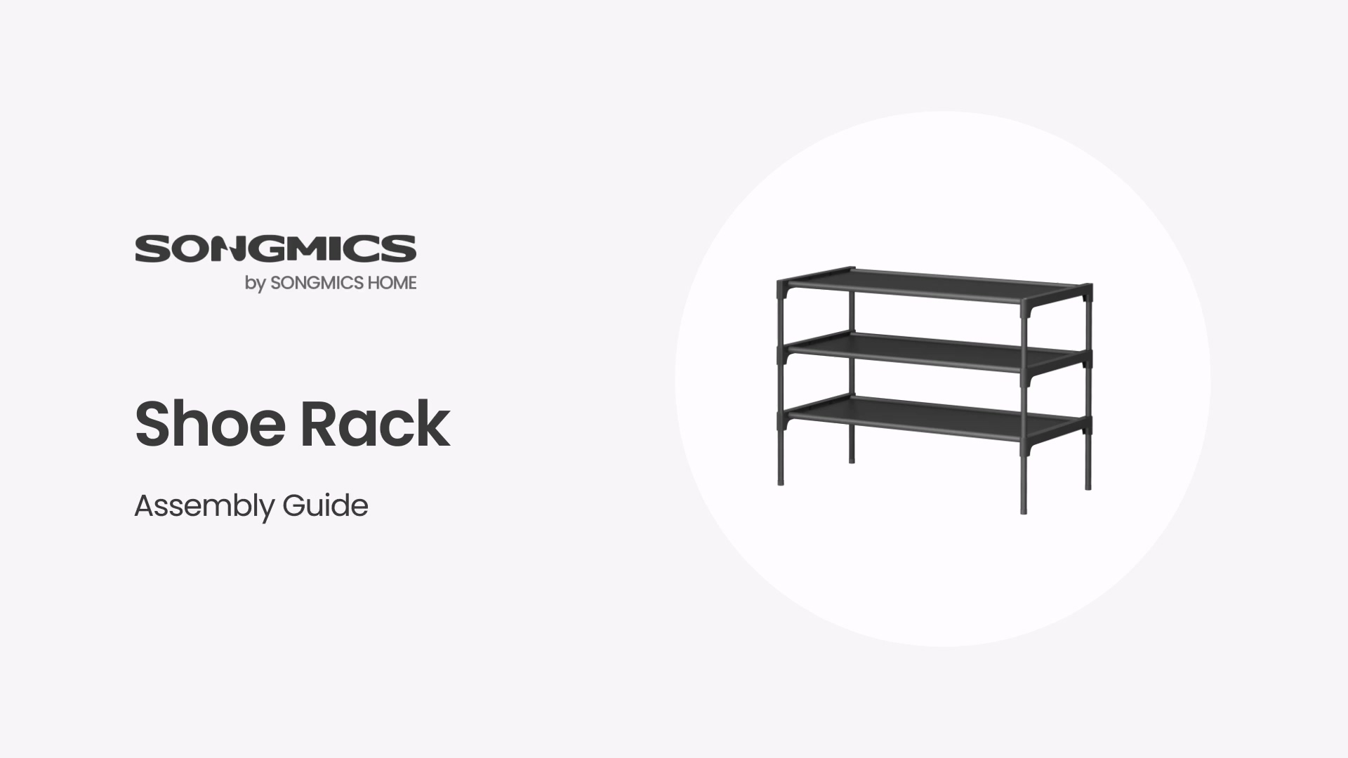 Amazon.com: SONGMICS Shoe Rack, Space-Saving, Entryway, Metal