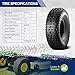 MaxAuto 20x7-8 ATV Tire Golf Cart Knobby Turf Tire 20x7x8 Front Sport UTV ATV Tires 4PR Tubeless, Set of 2