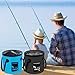 AUTODECO 5 Gallon Collapsible Bucket 2 Pack Water Container Portable Wash Basin for Fishing Camping Car Washing Hiking 20L Blue and Black