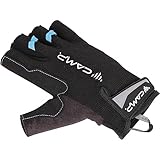 Material : Poliestere CAMP START FINGERLESS GUANTI MEZZE DITA DA FERRATA (XS), NERO/CELESTE