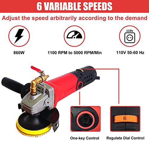 Ganggend 860W Wet Polisher Kit