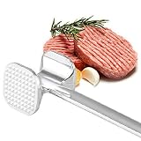 7.68 Inches Meat Tenderizer, Dual-sided Nails Meat Mallet, Meat Hammer Used for Steak, Chicken, Fish